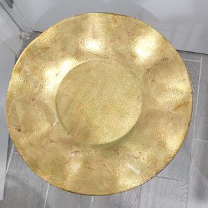 Vintage large gold accent plate